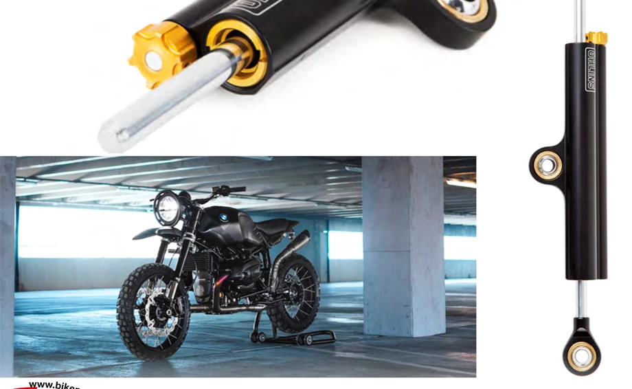 Öhlins Blackline Lenkungsdämpfer und Federbein STX 46 Bild 1: Öhlins Blackline Lenkungsdämpfer und Federbein STX 46