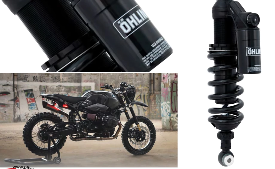 Öhlins Blackline Lenkungsdämpfer und Federbein STX 46 Bild 2: Öhlins Blackline Lenkungsdämpfer und Federbein STX 46