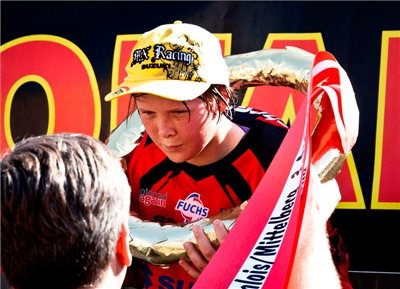 Maxi Schrempf holt in Langenlois ersten Sieg zur Motocross ÖM!