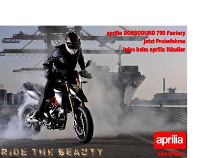 aprilia Dorsoduro 750 Factory TESTEN
