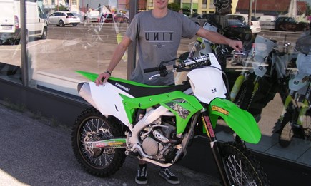 Roll out einer Kawasaki KX 250 / 2019