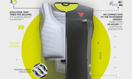 Bald Erhältlich die Dainese D-Air Smart Jacket