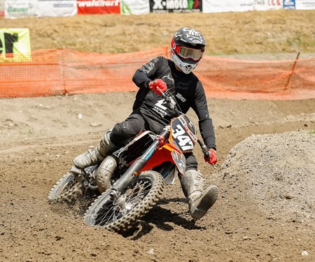KTM Zauner Racing: MX2 ÖM Tagessieg für Klein in Rietz
