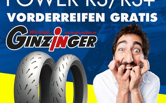 Michelin Reifenaktion HR kaufen VR Gratis dazu bei Zweirad Ginzinger - Bild 2