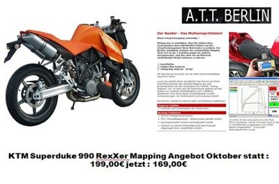 Interesse am RexXer Mapping oder Auspuffanlage! Im Oktober bietet Ihnen A.T.T.-Berlin für ihre Benelli, Ducati, Moto Morini, Aprilia, KTM oder MV Agusta einige Top-Angebote.Mehr ab 01.10.11 im Online-Shop! - Bild 10
