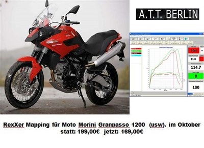 Interesse am RexXer Mapping oder Auspuffanlage! Im Oktober bietet Ihnen A.T.T.-Berlin für ihre Benelli, Ducati, Moto Morini, Aprilia, KTM oder MV Agusta einige Top-Angebote.Mehr ab 01.10.11 im Online-Shop! - Bild 5