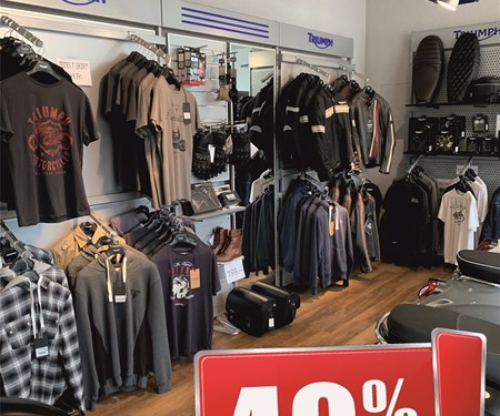 40% auf unser Kleidungssortiment!