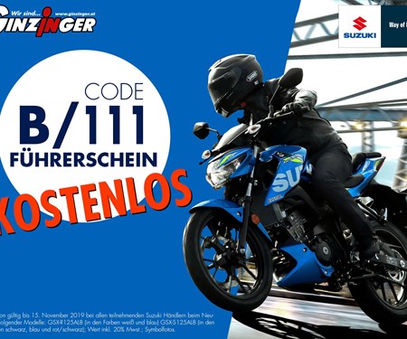 Suzuki 125er Führerscheinaktion!