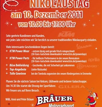 Nikolaustag am 10. Dezember 2011 von 10 bis 17 Uhr