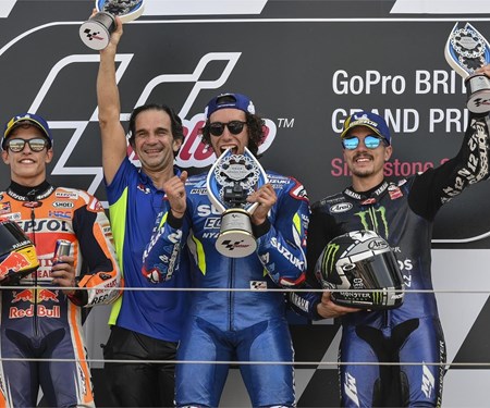 Rins wins at British GP