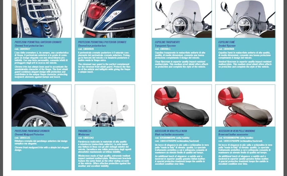 Der neue 2020er Vespa Zubehör- und Lifestyle Katalog Bild 5: Der neue 2020er Vespa Zubehör- und Lifestyle Katalog