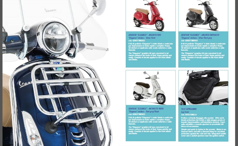 Der neue 2020er Vespa Zubehör- und Lifestyle Katalog Bild 6: Der neue 2020er Vespa Zubehör- und Lifestyle Katalog