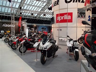 aprilia Stand auf der Motorrad Messe in Linz  - Bild 2