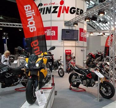 aprilia Stand auf der Motorrad Messe in Linz  - Bild 4