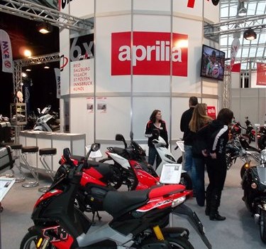 aprilia Stand auf der Motorrad Messe in Linz  - Bild 5