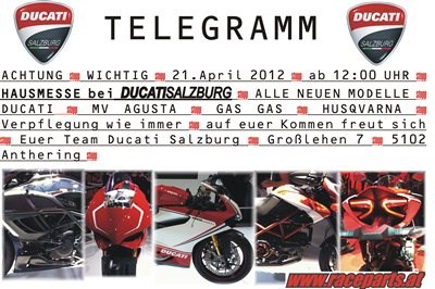 HAUSMESSE - DUCATISALZBURG/RACEPARTS