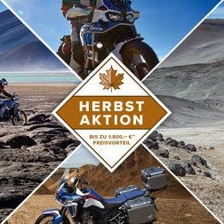 Honda Africa Twin Herbstaktion** Bild 1: Honda Africa Twin Herbstaktion**