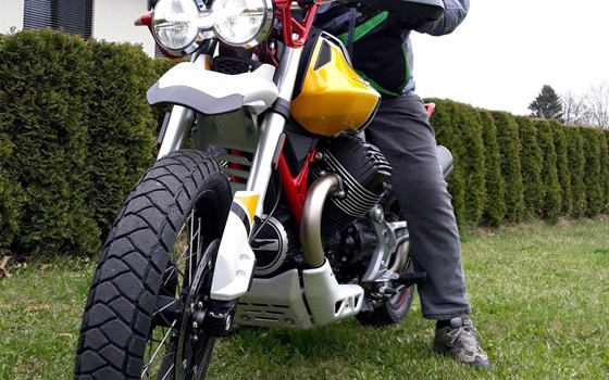 Schotterexpedition auf die Peterer Alpe bei Reichenfels in Kärnten mit einer Moto Guzzi V85TT - Bild 1 Schotterexpedition auf die Peterer Alpe bei Reichenfels in Kärnten mit einer Moto Guzzi V85TT - Bild 1