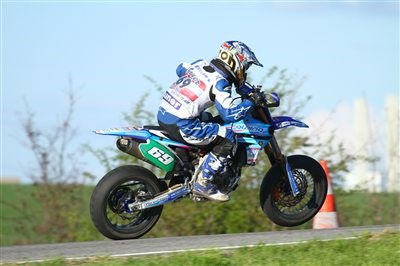 Sieg für Rudi Bauer bei der Supermoto ÖM in Neutal - Bild 2