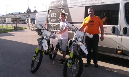 Vater und Sohn im Enduro-Fieber!