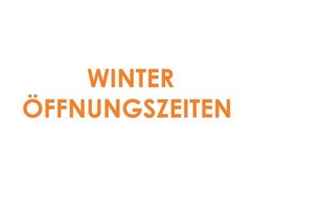 Winteröffnungszeiten