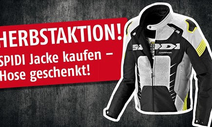 BKM Bikes Herbstaktion SPIDI BÜSE HJC