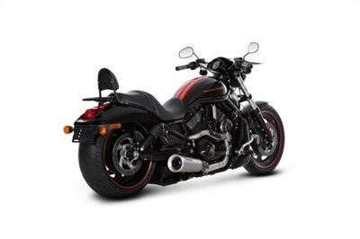 Akrapovic Custom-Reihe um V-Rod Open Line-Auspuff und neue Slip-On Fatboy-Schalldämpfer mit schwarzem Finish erweitert Akrapovic Custom-Reihe um V-Rod Open Line-Auspuff und neue Slip-On Fatboy-Schalldämpfer mit schwarzem Finish erweitert