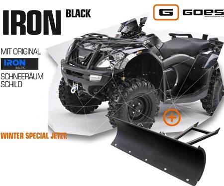 fast 1000,- sparen - ATV Goes Iron Winteraktion mit Schneeschild