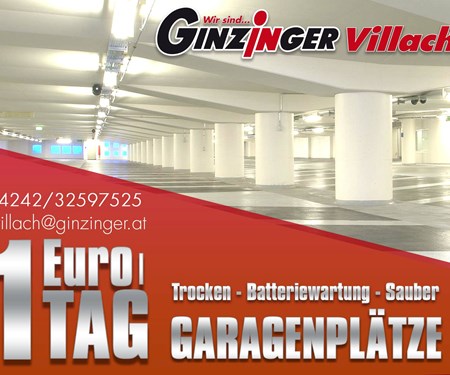 Garagenplätze in Villach : 1.-/Tag bei Ginzinger in Villach