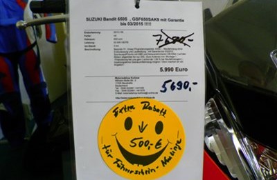 SUZUKI GSF650SA - BANDIT - unser Motorrad Angebot der Woche !!!!