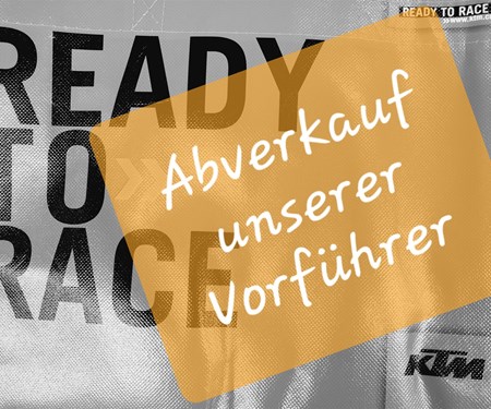 ABVERKAUF Vorführmotorräder