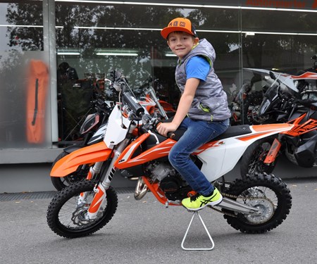 Fahrzeugübergabe KTM 65 SX 