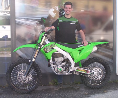 Freestylen mit einer KX 450 !!