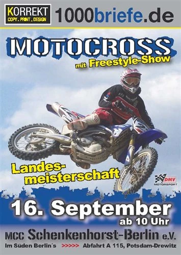 Motorcross in Schenkenhorst  Bild 1: Motorcross in Schenkenhorst