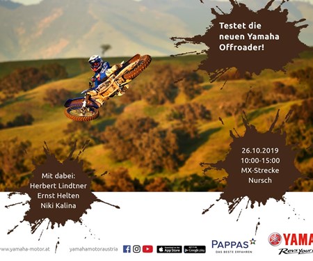 YAMAHA TESTTAG Samstag 26.Oktober in Nursch