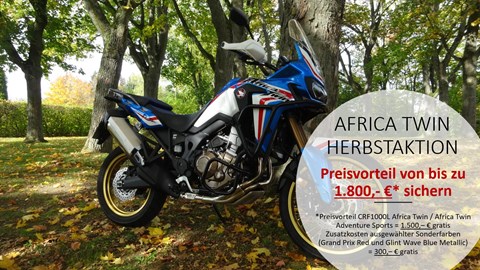AFRICA TWIN HERBSTAKTION