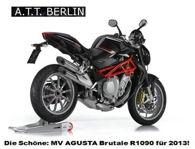 Eins der schönsten Nakedbikes der Welt, die MV Agusta mit dem schicken Namen "Brutale" ist für 2013 noch schicker und nochmals schneller geworden! - Bild 5