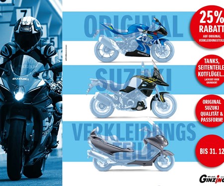 Suzuki Verkleidungsteileaktion!