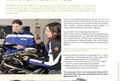 Suzuki-Winter-Aktion 2012