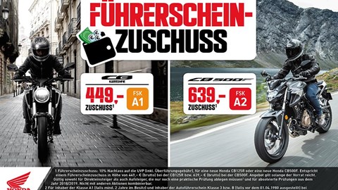 Honda Semmler - Führerschein Aktion