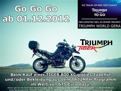 TRIUMPH TIGER 800 und XC Bild 1: TRIUMPH TIGER 800 und XC