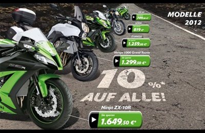 Kawasaki 10% Aktion