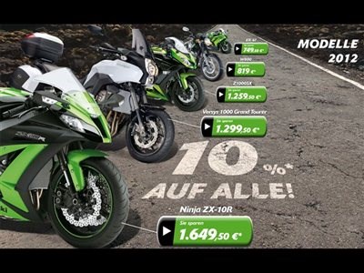 Kawasaki 10% Aktion