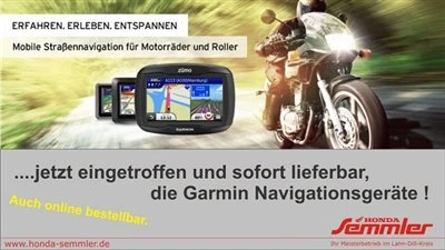Honda Semmler - Garmin Navigationsgeräte Bild 1: Honda Semmler - Garmin Navigationsgeräte