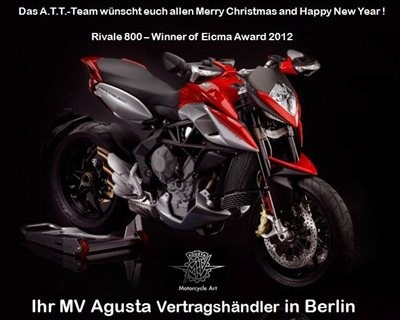MV Agusta Highlights 2013 & Merry Christmas and Happy New Year! - Bild 1