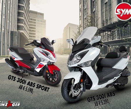 SYM GTS 300i - ein absoluter Hingucker!