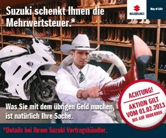 Suzuki schenkt euch die MwSt Bild 1: Suzuki schenkt euch die MwSt