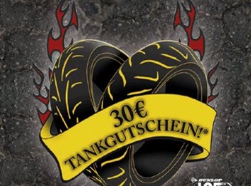 Dunlop Reifenpaarung bei hmf kaufen und 30 Euro kassieren.