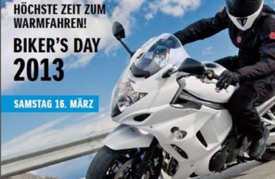 SUZUKI Bikers Day: am 16. März von 10:00 bis 16:00 Uhr
