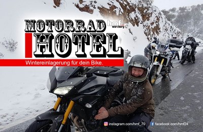 hmf Motorradhotel - Wintereinlagerung bei hmf